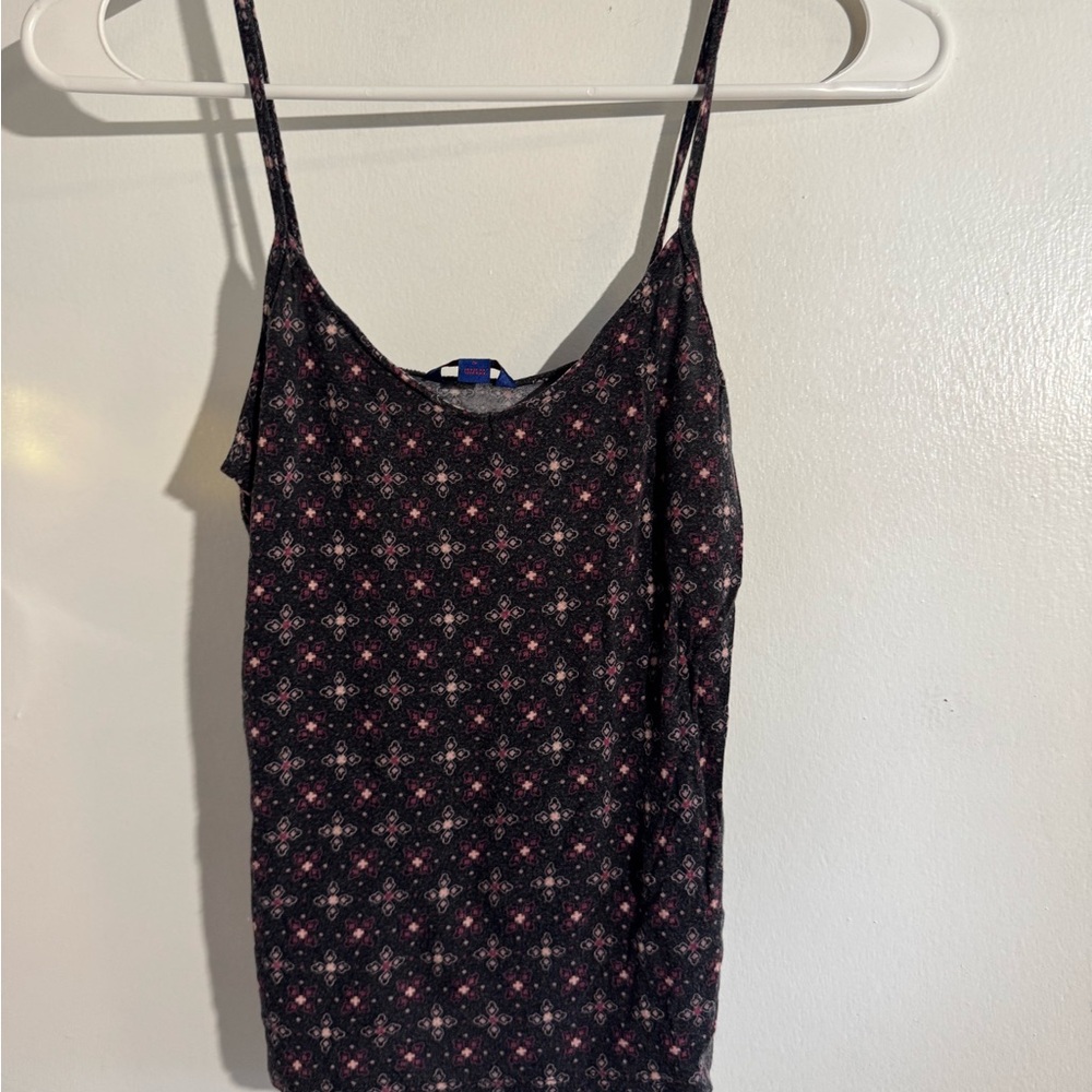 Aeropostale Black and White Fitted Camisole